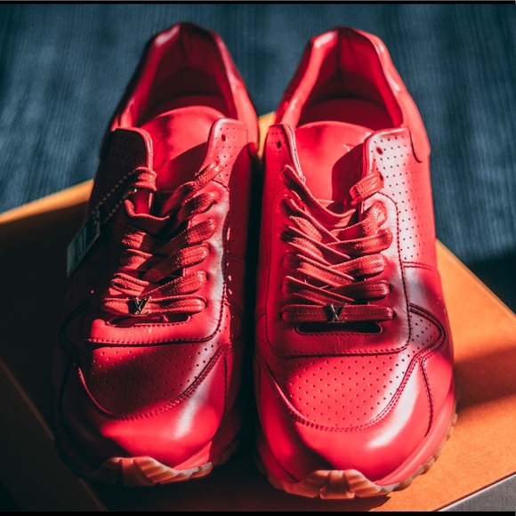 NEW 2017 LOUIS VUITTON X SUPREME RUN AWAY SNEAKERS - Picture 7 of 8